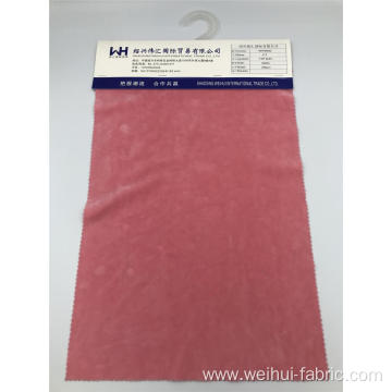 High Quality Knitted T/SP Light Red Velvet Fabrics
